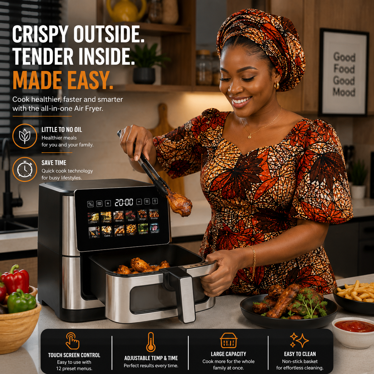 Avinas 10L Digital Air Fryer